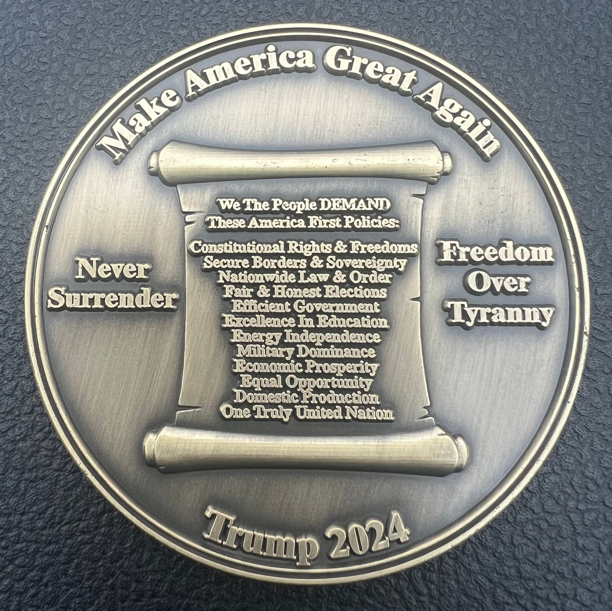 The Antique Bronze DJT Coin